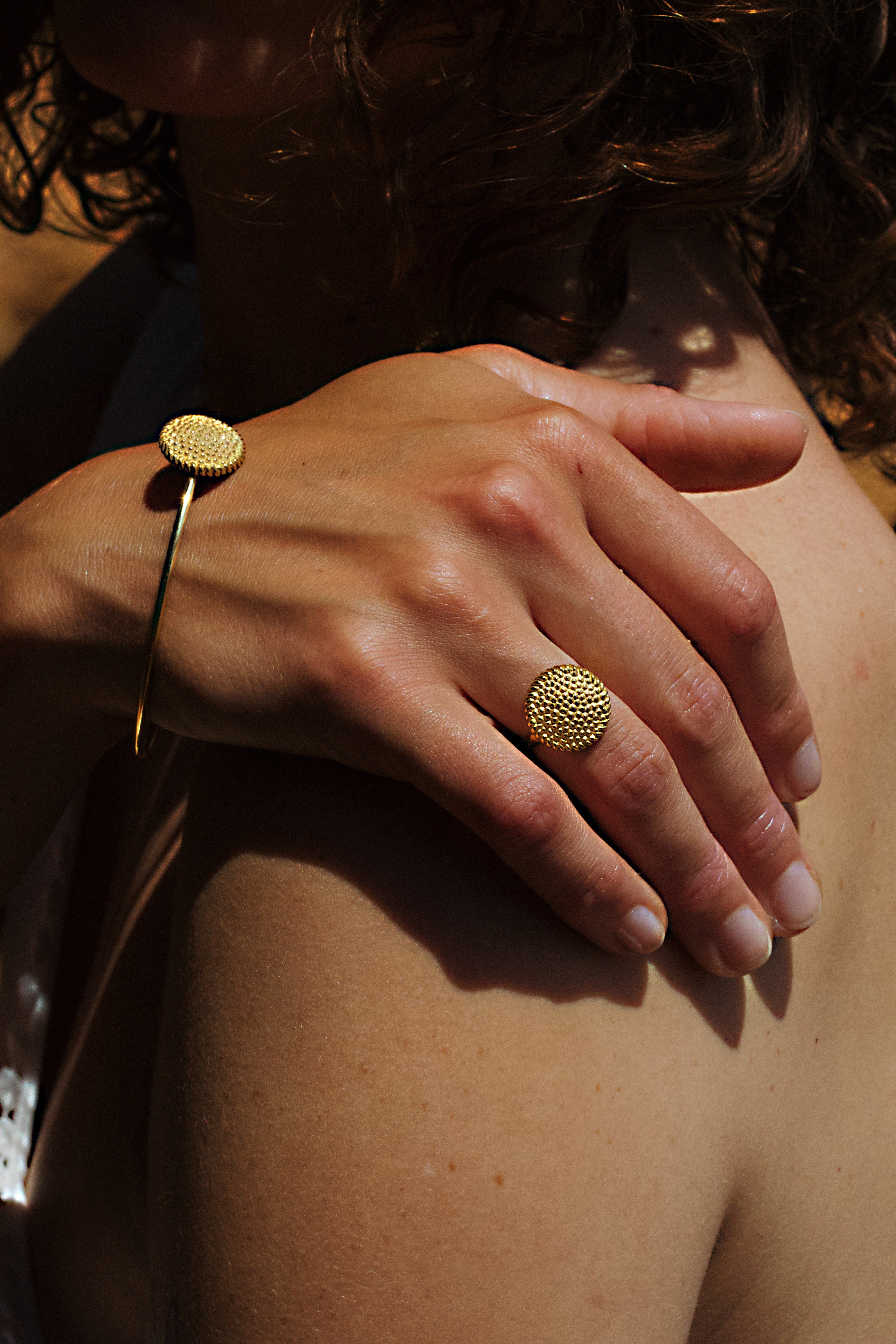 Bracelet “Iridis”, Argent Plaqué Or